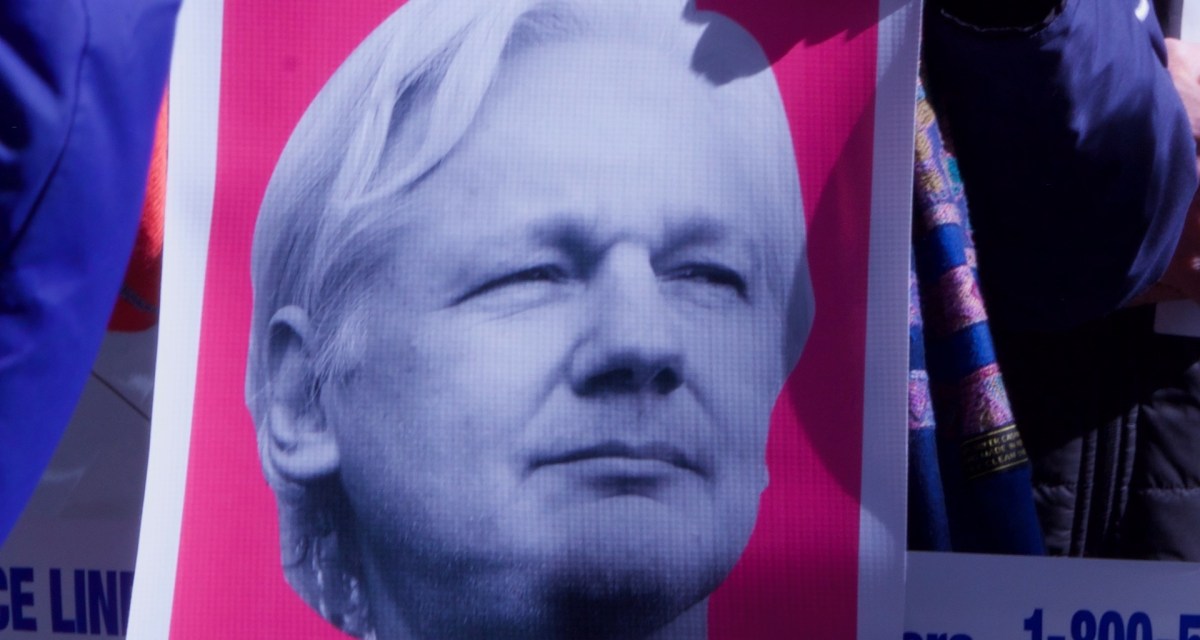 Julian Assange protest