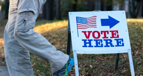 polling place, election site