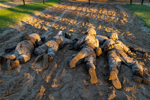 Marine recruits