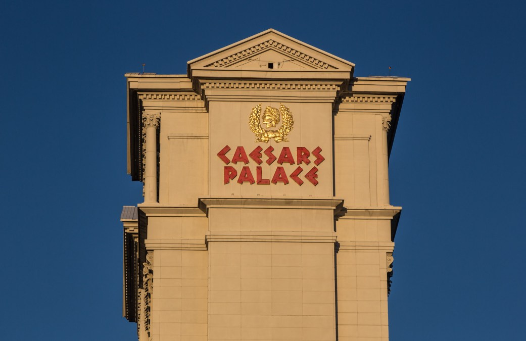 The exterior of Ceasars Palace Hotel & Casino is viewed on March 2, 2018 in Las Vegas, Nevada. (Photo by George Rose/Getty Images)